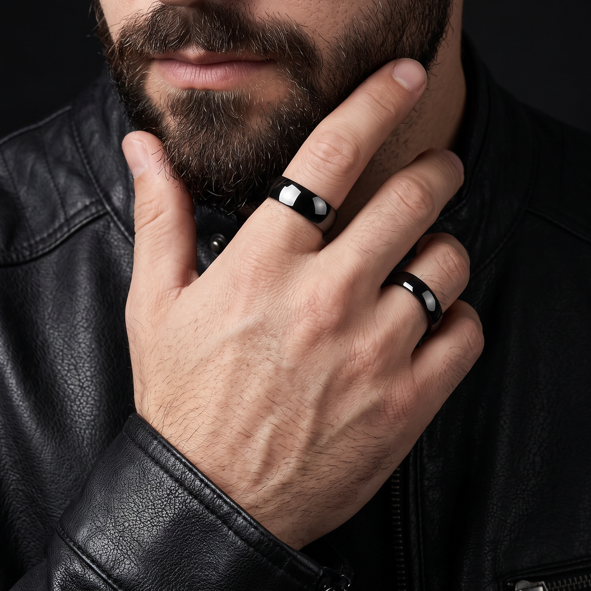 Pure Titanium Ring - Eclipse