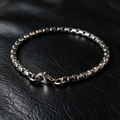 VLKRY - Pure Titanium Jewelry Armband mit 3,5 mm Schlangenkettendesign aus poliertem, hypoallergenem Titan