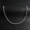 VLKRY - Pure Titanium Jewelry Grounded Halskette aus reinem Titan mit klassischem Kettendesign und Karabinerverschluss